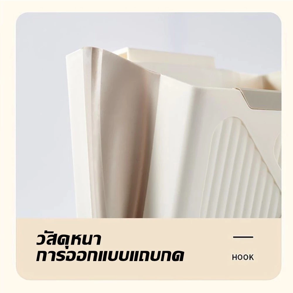 ถังขยะในครัว ถังขยะแบบพับได้ ถังขยะ ถังขยะติดผนัง ถังขยะแบบพกพา ถังขยะแขวนเคาน์เตอร์ ถังขยะอเนกป วัสดุ ไม่ต้องเจาะ thumbnail 8