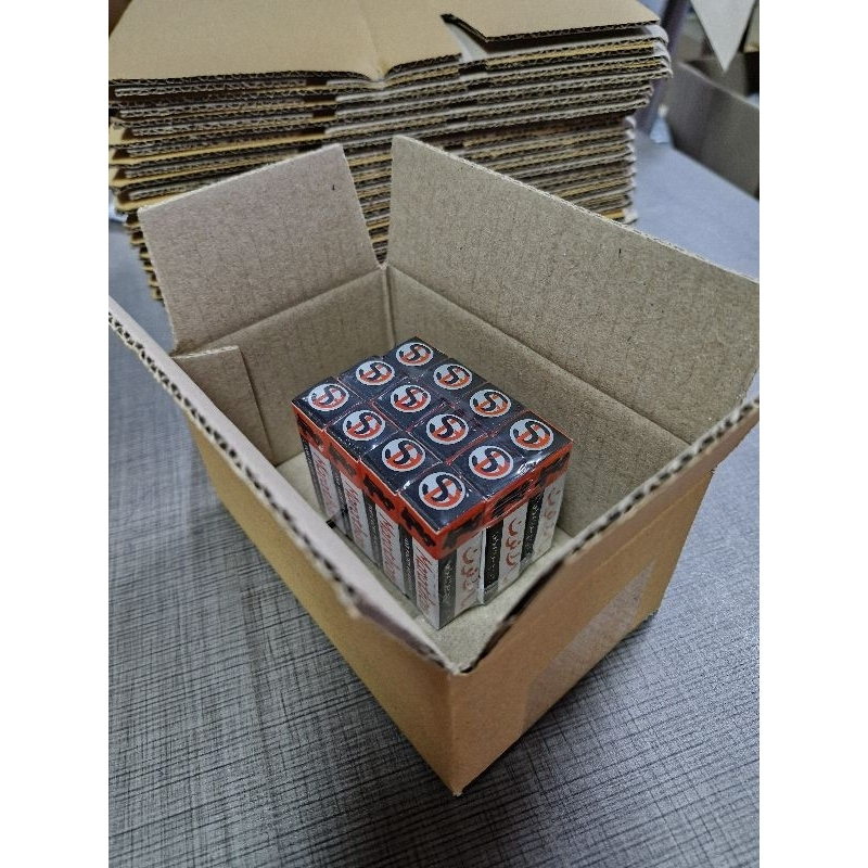 กล่องพัสดุใส่ของ (1 แพ็ค 12 กล่อง) กล่องส้ม