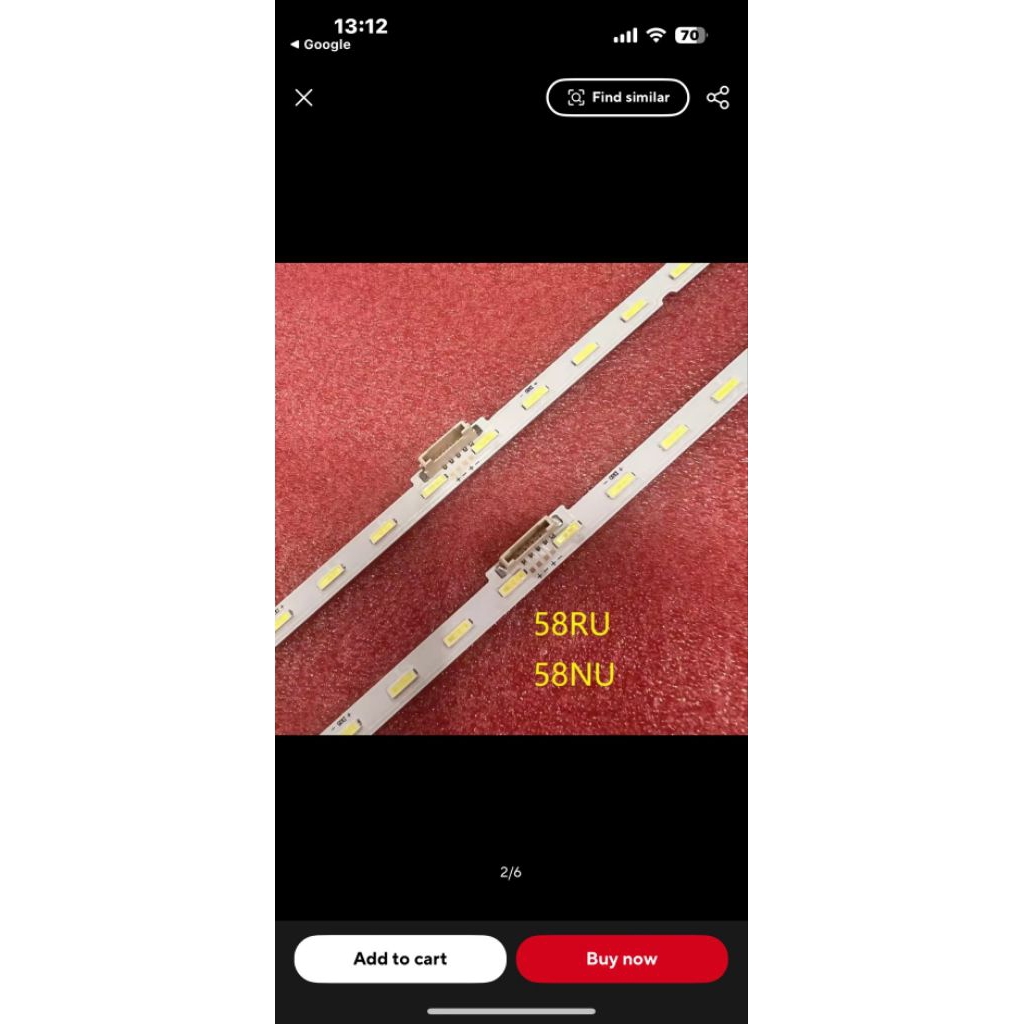 LED backlight strip for Samsung 58 TVUE58NU7170U UE58NU7102K UE58NU7100W UE58NU7100U UA58RU7100W UA5