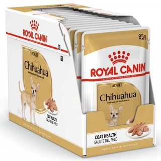 Royal Canin Chihuahua Adult อาหารเปียกสำหรับสุนัขสายพันธุ์ชิวาวาโตเต็มวัยอายุ 8 เดือนขึ้นไป