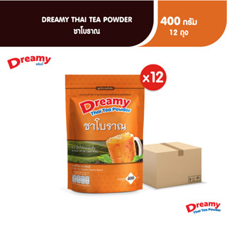 Dreamy Thai Tea Powder ชาโบราณ ตราดรีมมี่ 400 กรัม (แพ็ค 12 …