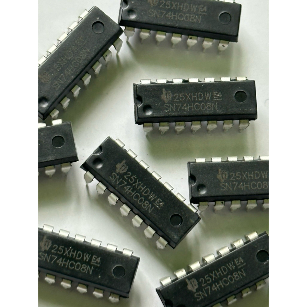 74HC08 74HC08N SN74HC08N HD74HC08P DM74HC08N MC74HC08AN  ใหม่ ราคา1ชิ้น