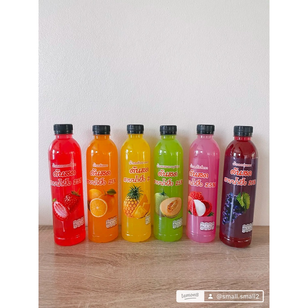 น้ำผลไม้ต้นสด สายน้ำผึ้ง น้ำผลไม้ 25% 500 มล 24 ขวด