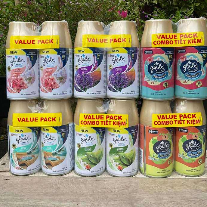 🔥พร้อมส่ง4กลิ่น🔥แพคคู่สุดคุ้มGlade สเปรย์ปรับอากาศ ออโตเมติก(รีฟิลแพคคู่)‼️ยกลังทักแชทนะครับๆๆๆฟฟผฟฟ