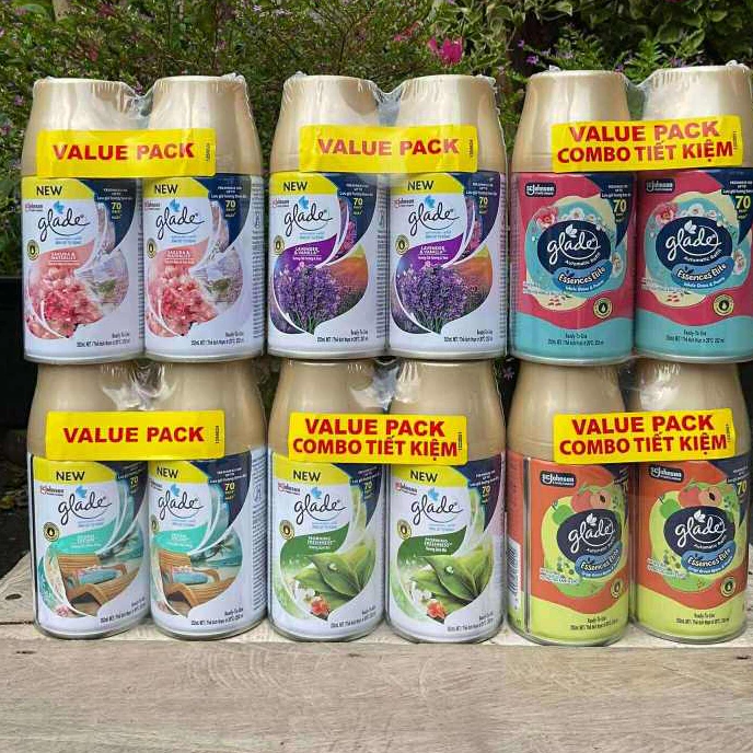 🔥พร้อมส่ง4กลิ่น🔥แพคคู่สุดคุ้มGlade สเปรย์ปรับอากาศ ออโตเมติก(รีฟิลแพคคู่)‼️ยกลังทักแชทนะครับๆๆๆฟฟผฟฟ