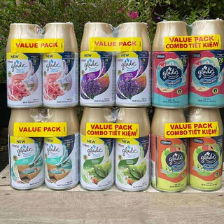 🔥พร้อมส่ง4กลิ่น🔥แพคคู่สุดคุ้มGlade สเปรย์ปรับอากาศ ออโตเมติก(รีฟิลแพคคู่)‼️ยกลังทักแชทนะครับๆๆๆฟฟผฟฟ