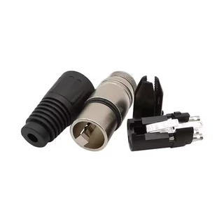 XLR MALE - XLR FEMALE ปลั๊ก - แจ็ค XLR ( ผู้ - เมีย ) CANNON ผู้-เมีย ปลั๊ก XLR 3PIN ตัวผู้/ตัวเมีย ปลั๊กแคนนอนคุณภาพสูง
