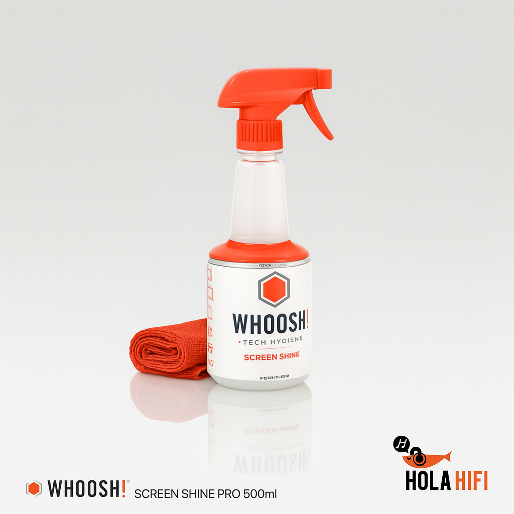 WHOOSH! Screen Shine Pro 500ml + ຜ້າ microfiber 1 ຜືນ | ນ້ຳຢາລ້າງໜ້າຈໍມືຖື/ແທັບເລັດ (ຊຸດແພັກເກດລຸ້ນໃໝ່)