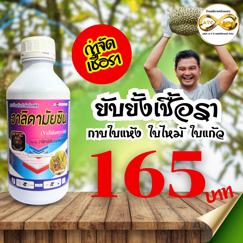 วาลิดามัยซิ น (Validamycin)มีคุณสมบัติในการป้องกันและกำจัดโรคที่เกิดจากเชื้อรา ตราเสือ