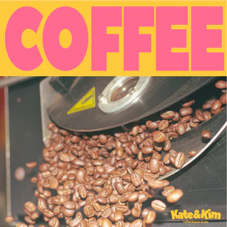 เมล็ดกาแฟคั่ว "กลิ่น วานิลลา" (( Kate & Kim )) Vanilla Infused Blend Coffee