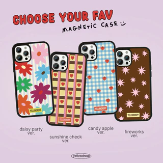 พร้อมส่ง 💬 magnetic case เคสแม่เหล็กขอบดำ