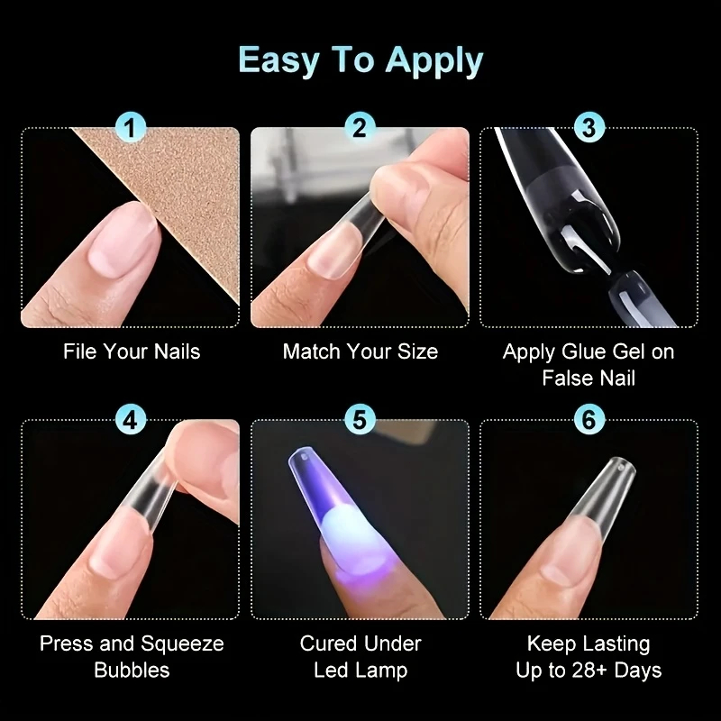 เล็บปลอม JIELIYA เล็บPVC เฉพาะเบอร์  เล็บแยกเบอร์ แยกเบอร์ เล็บปลอมแยกเบอร์ งานอย่างดี - รูปที่ 3