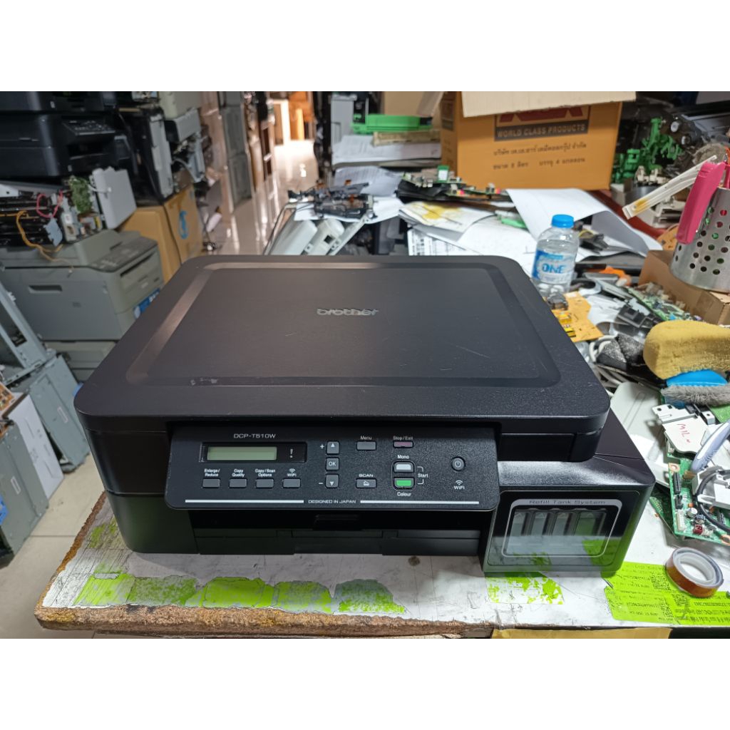 เครื่องปริ้นเตอร์ Brother DCP T510w ปริ้นเตอร์มือสองพร้อมใช้งานหัวพิมพ์ใหม่