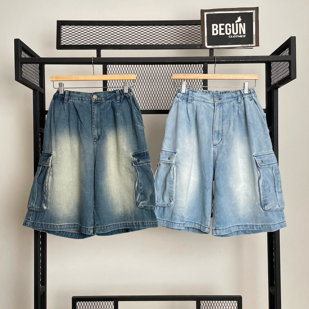 Begunclothes ll JORTS Acid Wash