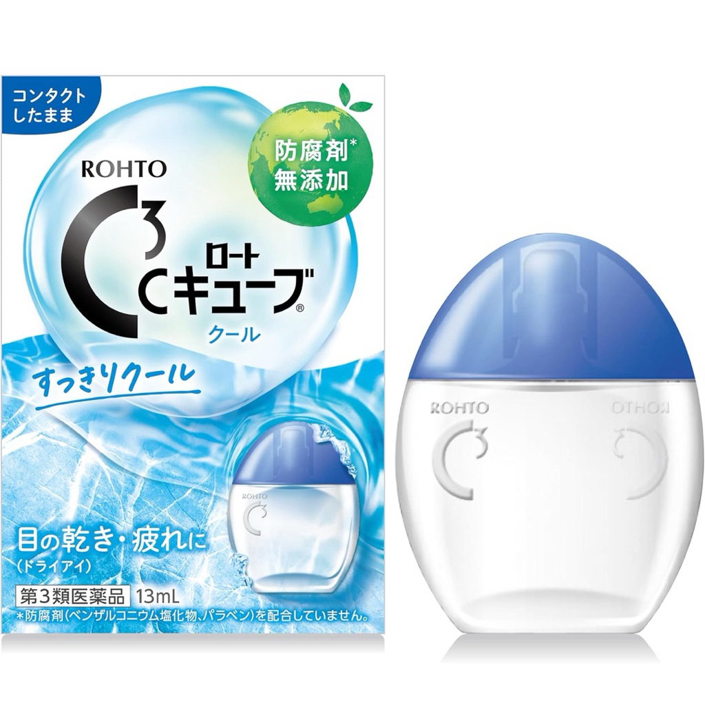 Rohto C Cube Cool หยดแล้วโล่งทันที สดชื่นแบบไม่แสบตา!