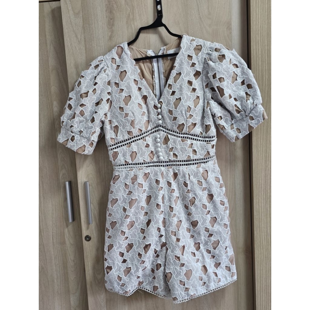 ชุดจ้ำ มือสอง ไซส์ L งานป้ายAbigail premium quality