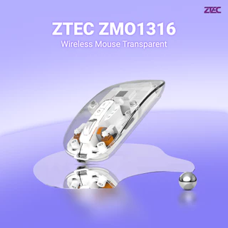 ZTEC ZMO1316 เมาส์ เมาส์ไร้สาย เมาส์บลูทูธ Bluetooth 2.4G mouse wireless ปรับ DPI 800-1600 - 12M