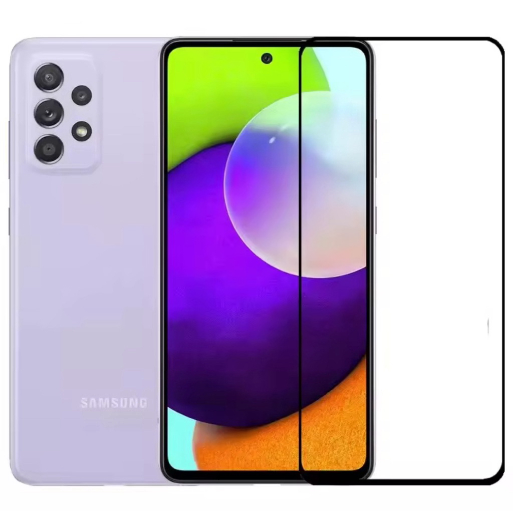ฟิล์มกระจก Samsung A32 4G /5G ฟิล์มเต็มจอ ขอบดำ ฟิล์มกระจกนิรภัย ฟิล์มกันรอย ฟิล์มกันกระแทก ฟิล์มSam