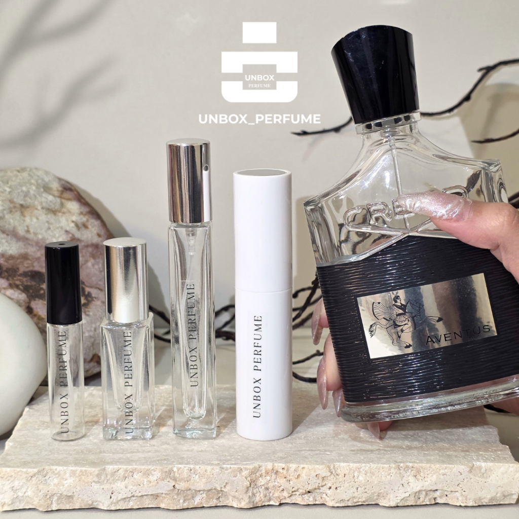 UNBOX PERFUME น้ำหอมขนาดทดลอง แบรนด์นิช กลิ่น AVENTUS / SILVER MOUNTAIN / MILLESIME / WIND FLOWERS P