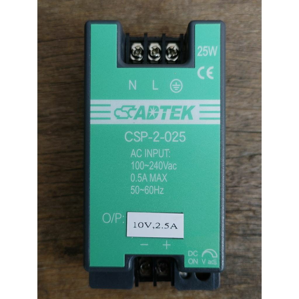 Switching power supply "Adtek" model: CSP-2-025 10VDC 2.5A