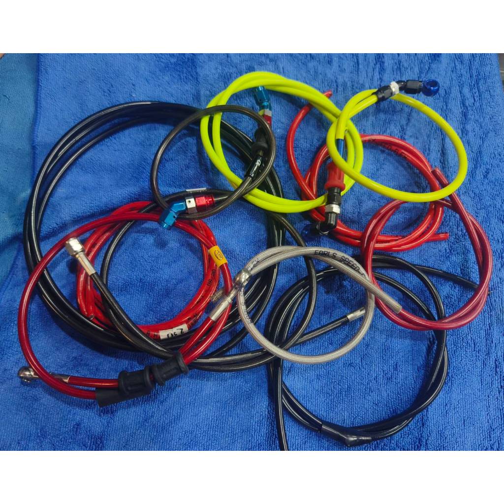 สายเบรคแท้ Earl's , Core , Hel , Allegri ตัดเเเบ่งราคาพิเศษ สีเเละขนาดดูที่ตัวเลือก