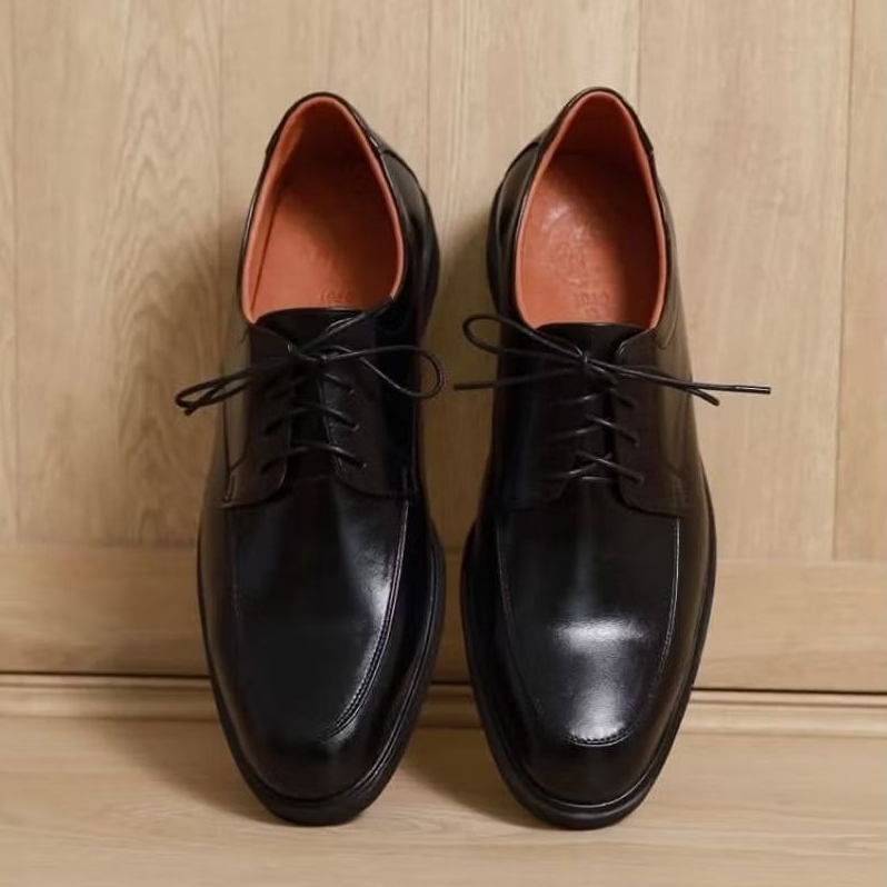 [1980] Shoesshi รองเท้าหนังแท้ คัชชูแบบผูกเชือก รองเท้าผู้ชาย ใส่ทำงาน