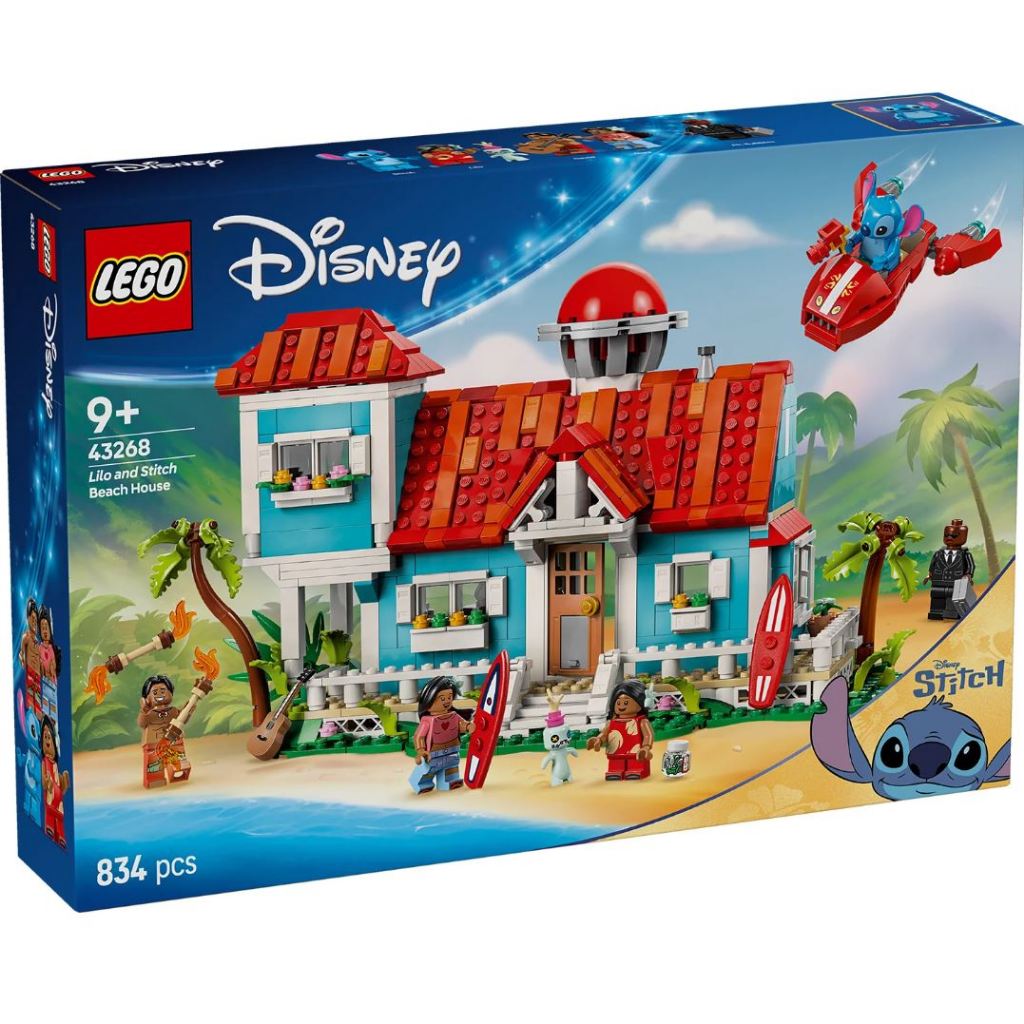 LEGO® Disney™ Lilo and Stitch Beach House 43268