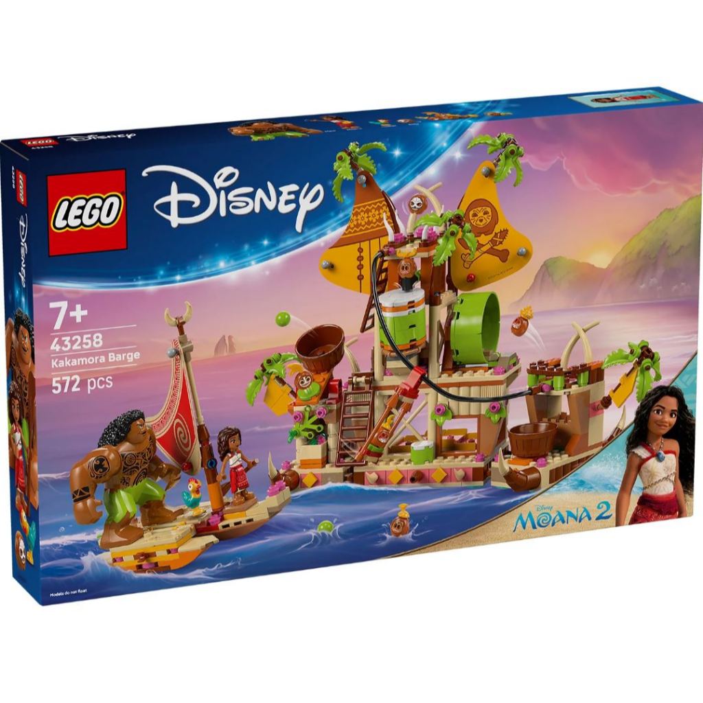 LEGO® Disney™ Moana 2 Kakamora Barge 43258