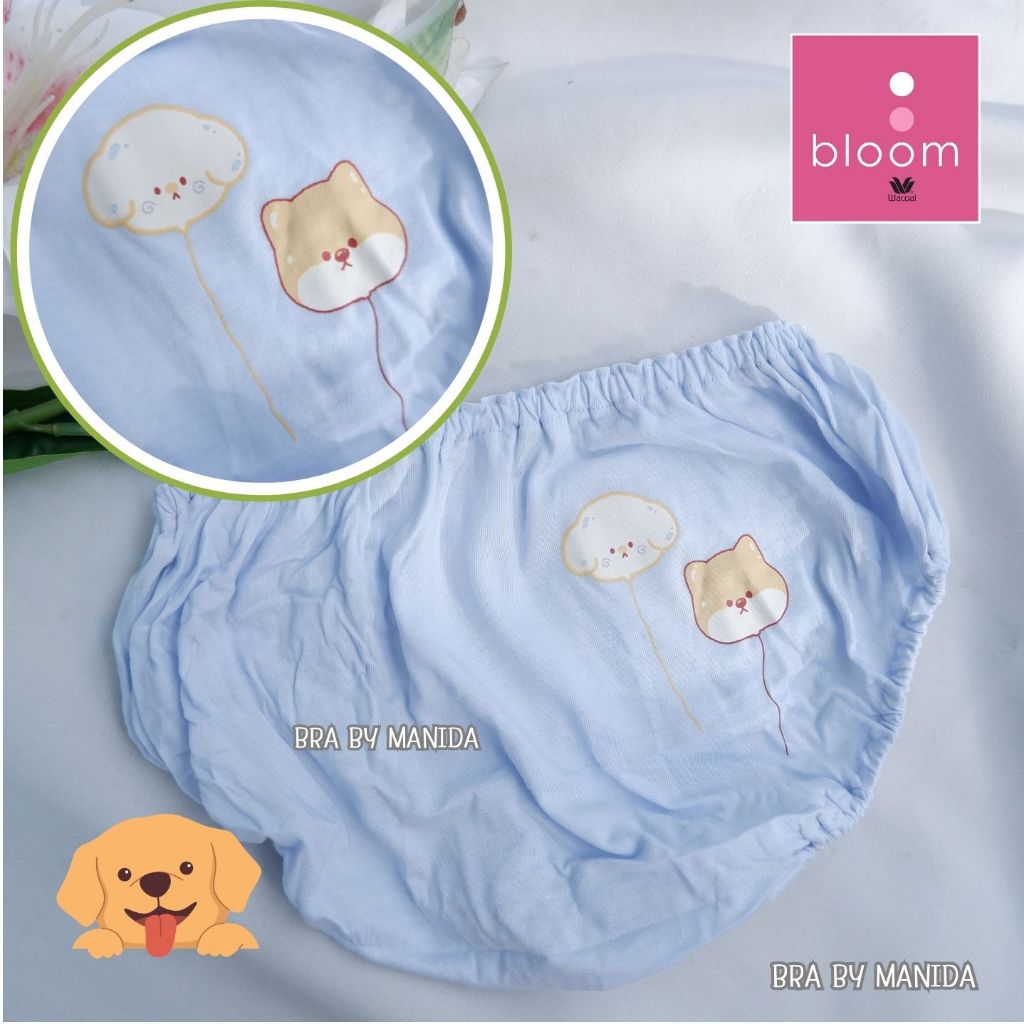 ใหม่ชนช็อป WACOAL  Size L รูปแบบ Half ลายน้องๆ สุด Cute กางเกงในร้อยยาง ผ้า cotton 1oo % ราคา ถูกที่สุด ดีลบีเคเค แกลเลอรีภาพที่ 8