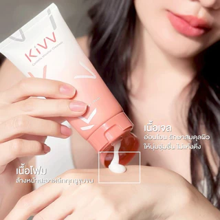 โฟมเจลคีฟ ป้องกันสิว Kivv centella micellar cleanser 100ml.