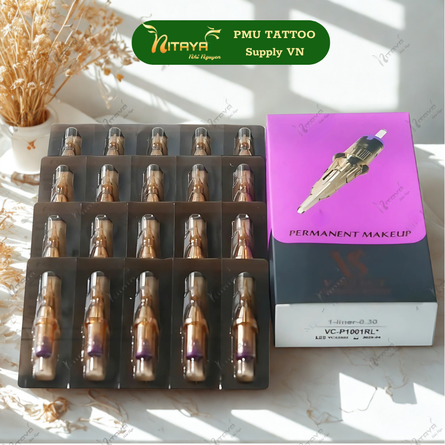 [ของแท้]  เข็มสักฮอค EZ V-Select - VS สำหรับเครื่องฮ๊อว์ค – เข็มคุณภาพสูง 20pcs (1box)