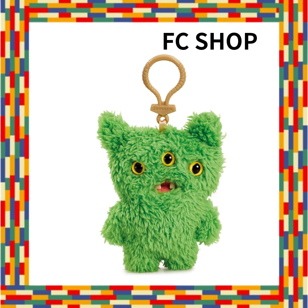 [Fuggler] Fuggler (Keyring) Keyring 2nd Edition Reek-O (Green Fuzzy) Reek-O - Green Fuzzy Keychain A