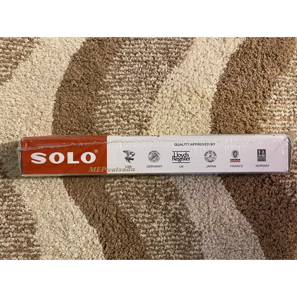 ลวดเชื่อมไฟฟ้า Solo E-6013 2.6 mm (ห่อ2กก.)