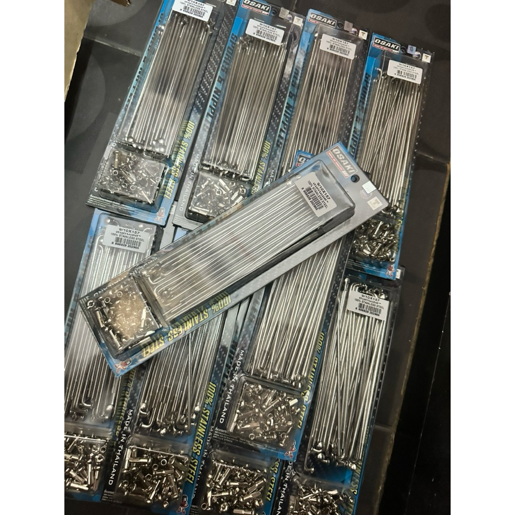 ซี่ลวดสแตนเลส OSAKI มีเบอร์184/157/120 ไม่ขึ้นสนิมแข็งแรง ทนทาน