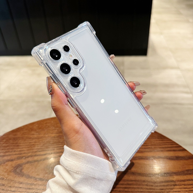 เคสใสสำหรับ Samsung A55 A56 A16 A36 A26 A05S A54 A35 A25 A22 A15 A05 A54 A50 A50S S25 S24 Ultra FE เคสโทรศัพท์มือถือป้อ - ภาพย่อย 4