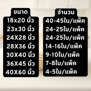 ถุงขยะดำ กันน้ำ หนา120-160ไมครอน บรรจุ 1 กก./แพ็ค ขนาด18x20/23x30/24x28/28x36/30x40/36x45/40x60นิ้ว