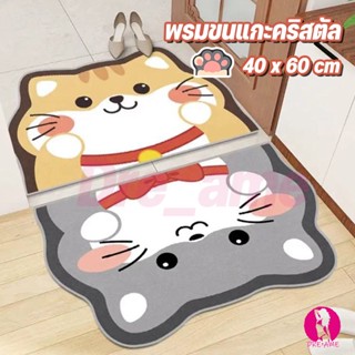 ส่งจากไทย🚛 พรมเช็ดเท้า ขนาด 40*60  ซม. นุ่ม และกันลื่น ดูดซั…