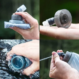AONIJIE SD21 Soft Flask ขวดน้ำพับได้ ขวดน้ำนิ่ม ขนาด 500 ml พกพาสะดวก สำหรับใส่ในเป้น้ำสำหรับวิ่งเทรล