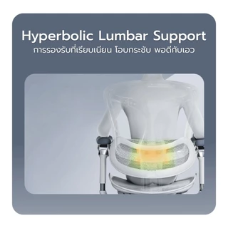 SIHOO C300 Pro เก้าอี้สุขภาพ Future Health Care Domino Lumbar เบาะ Waterfall ประกัน 7 ปี