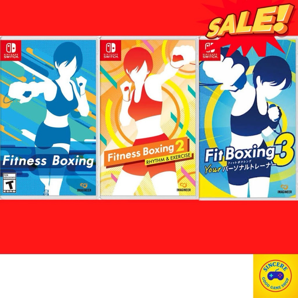 Fitness Boxing 1 / Fitness Boxing 2 / Fitness Boxing 3 Switch ( มือ1/มือ2/มือ2NoBox)