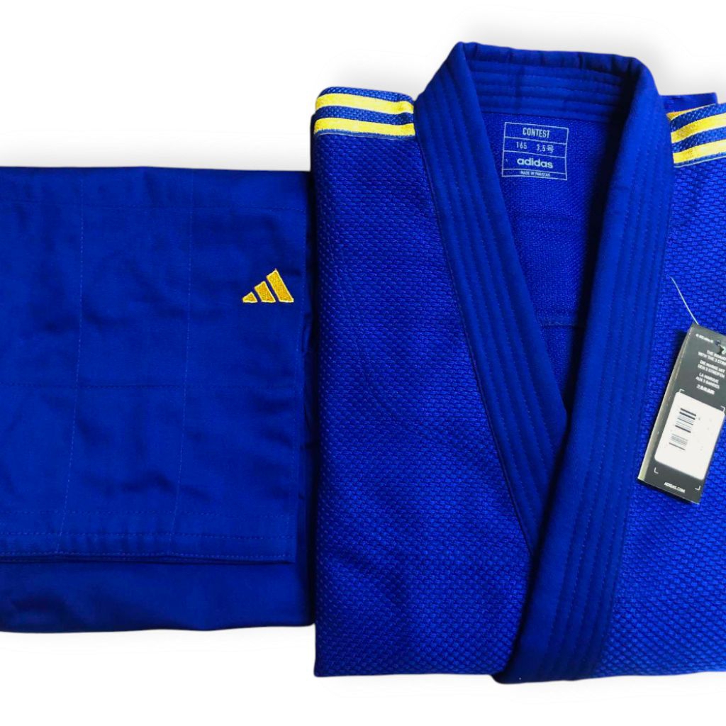 ชุดยูโด/ยูยิตสู adidas รุ่น Contest (J650) สีน้ำเงิน เหมาะแก่การแข่งขันและซ้อม