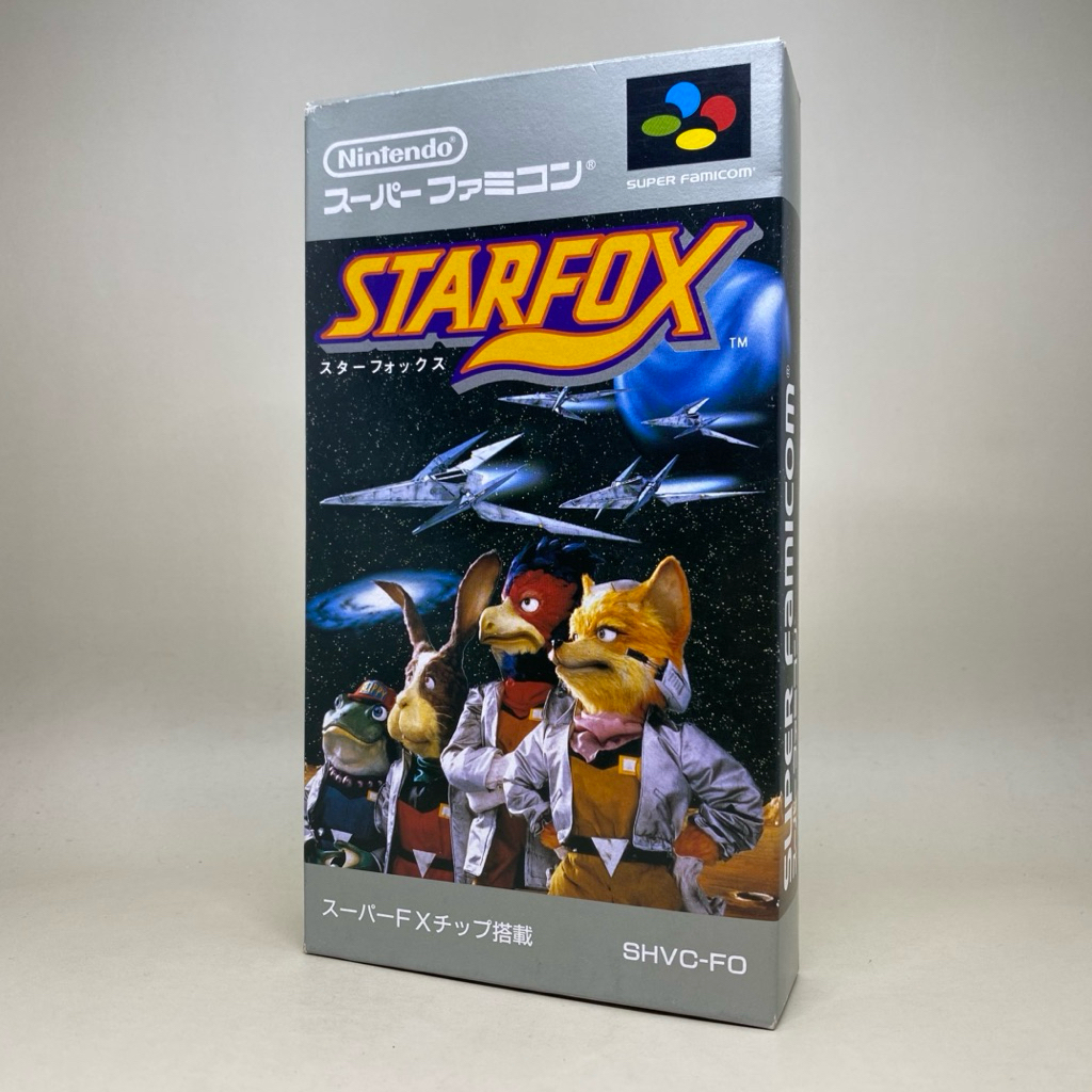 *Star Fox (SFC) w/box | ตลับเกมส์แท้ครบกล่อง Nintendo Super Famicom Cartridge Original Japan | สินค้