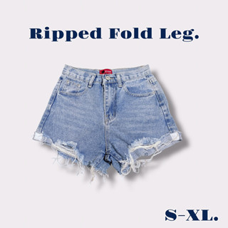 (พร้อมส่ง S-XL) Fernfur Apparel. กางเกงขาสั้น ยีนส์ งานป้าย …