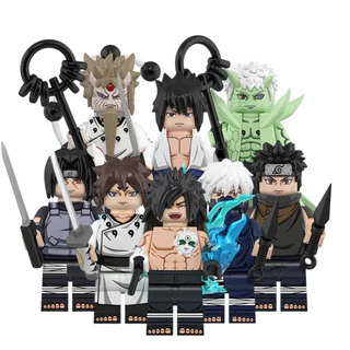 พร้อมส่งในไทย 🚚 ตัวต่อมินิฟิกเกอร์ อนิเมะญี่ปุ่น - นารุโตะ Naruto ( Hateke Kakashi Uchiha Sasuke Uchiha Shisui Indora )