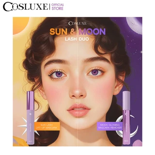 COSLUXE SUN LASH LIFT-UP MASCARA มาสคาร่า หัวแปรง 2 in 1 ดีไซน์พิเศษ ขนตาหนาฟู โดดเด่นตลอดวัน