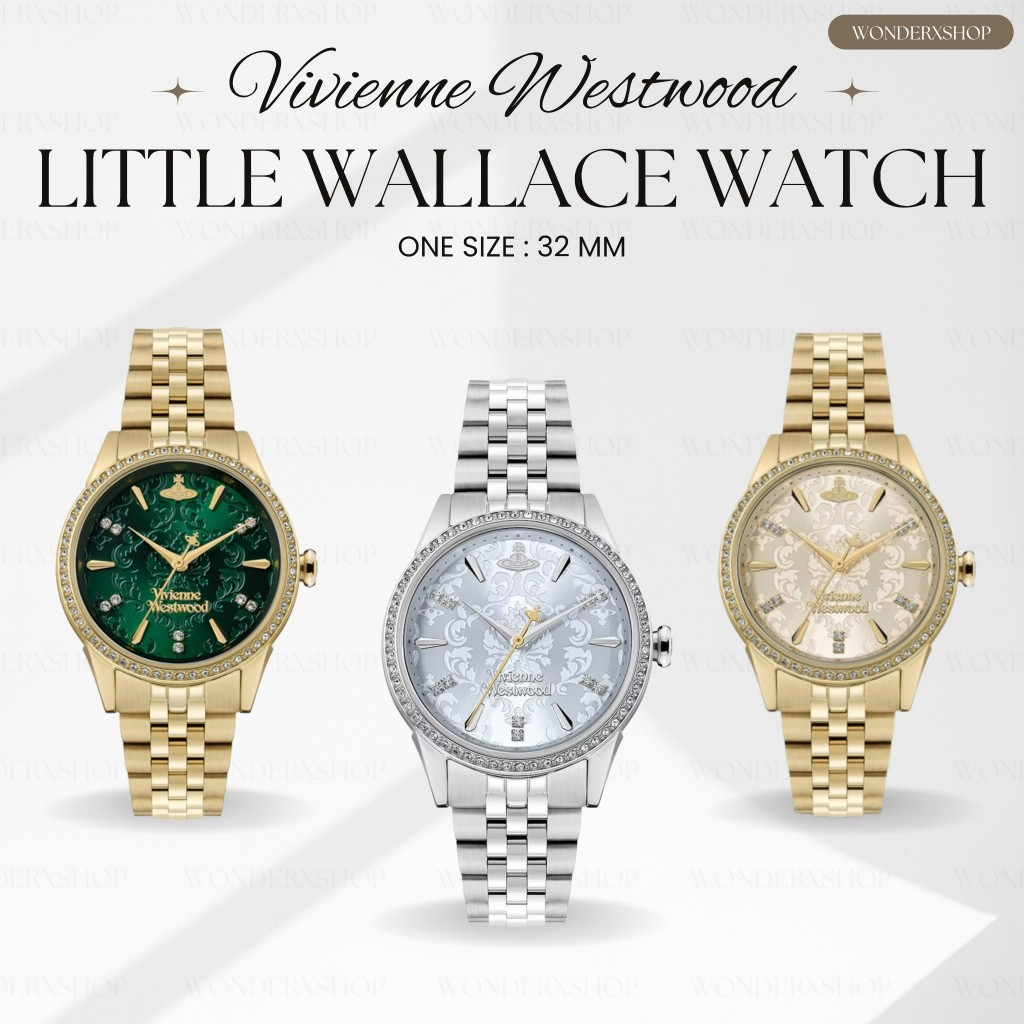 พร้อมส่งNew💎Vivienne Westwood Little Wallace  Watch 32MM.⚡️ของแท้💯ผ่อน0%10เดือน
