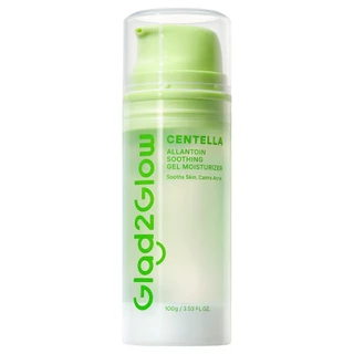 GLAD2GLOW - Centella Allantoin Soothing Gel Moisturizer (100g.) แกลดทูโกลว์ เซนเทลล่า อัลลันโทอิน ซูทติ้ง เจล มอยเจอร์ไร