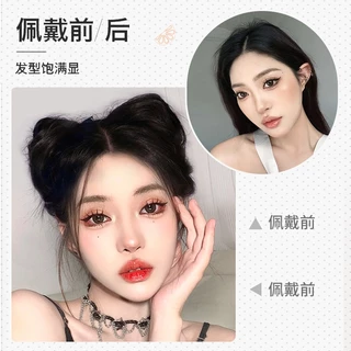 ยางรัดผมบัน แบบยุ่งๆ ทำผมดังเโงะ ใส่ง่าย หนังยางรัดผม Fashion hair band สำหรับผู้หญิงS1286