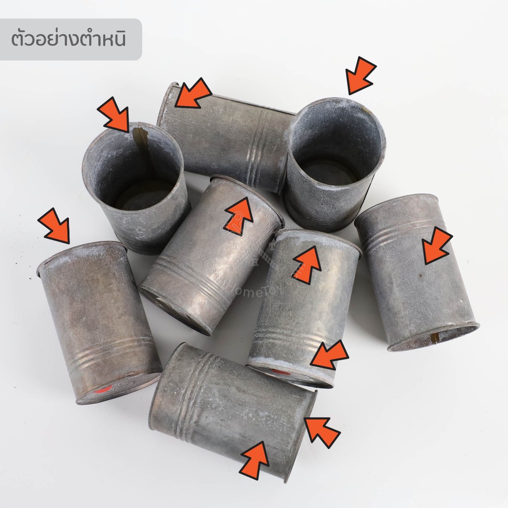 *Clearance* Vintage Copper Skinny Vase กระป๋องทรงกระบอกสีทองแดงวินเทจ | สินค้ามีตำหนิ แจกัน สังกะสี แฮนด์เมด จัด ต้นไม้ - รูปที่ 4