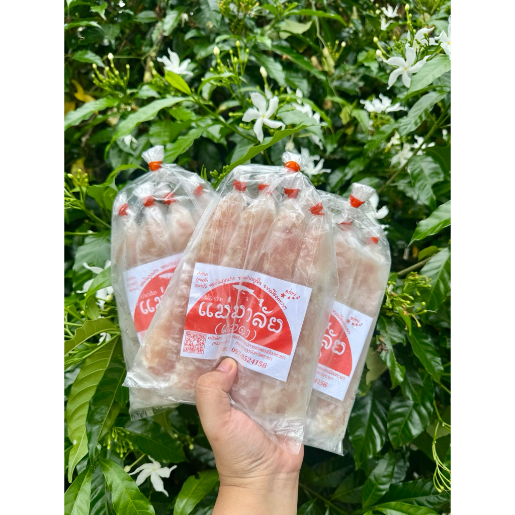 [ เซ็ต 3 ห่อ 149฿ ] ปลาส้มไร้ก้างเนื้อล้วน ปลาส้มพะเยา  ปลาส้มแม่มาลัยเจ้าดังจังหวัดพะเยา